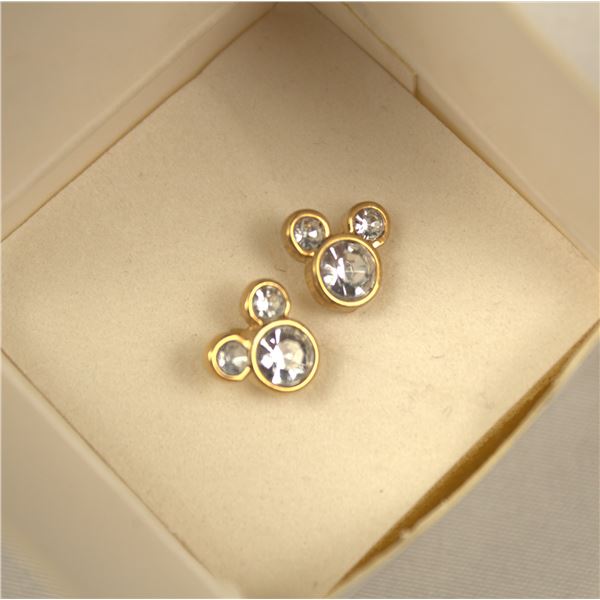 A Pair of Avon Mickey Mouse Head Stud Earrings.