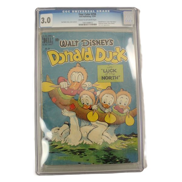 A Very Rare 1949 Graded Donald Duck Comic Book.