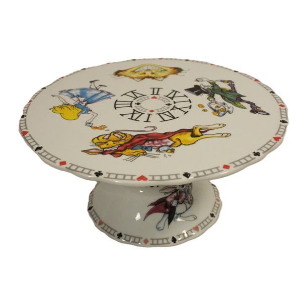 An Alice in Wonderland Cake Stand.