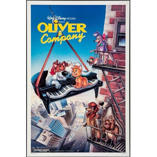 A Pair of Oliver and Company Movie Posters.