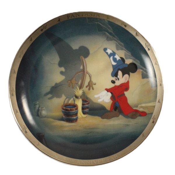 A Fantasia 55th Anniversary Plate.