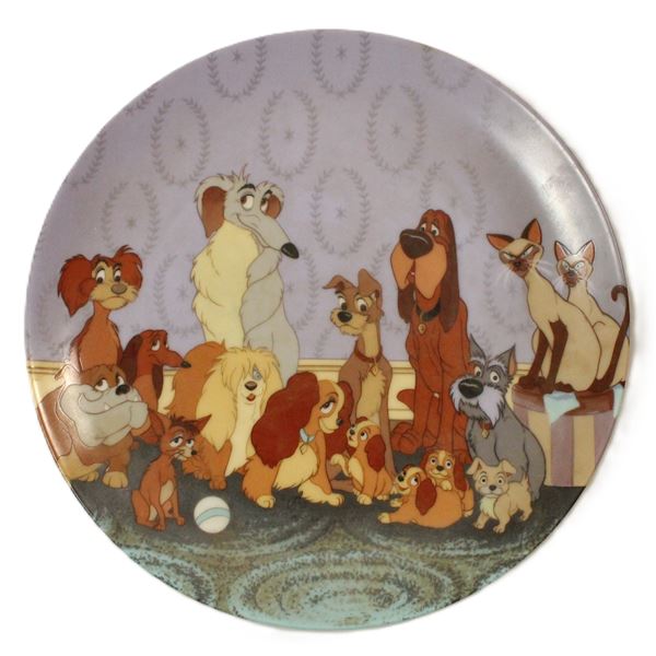 A Lady and the Tramp Collector Plate.