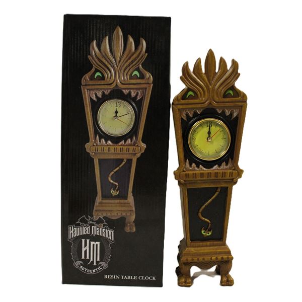 A Haunted Mansion Grandfather Clock Figure.