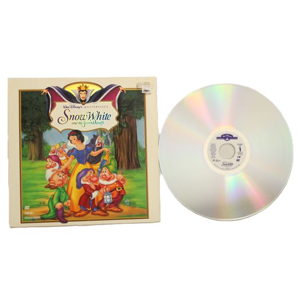 A Snow White and the Seven Dwarfs LaserDisc.