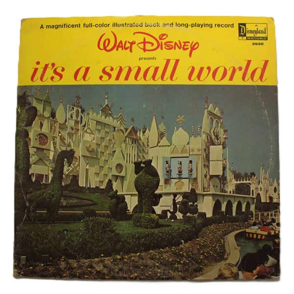 A 1964 It's a Small World Record and Picture Book.