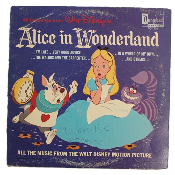 A 1968 Alice in Wonderland Record.