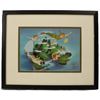Image 1 : A Framed Peter Pan Lithograph.