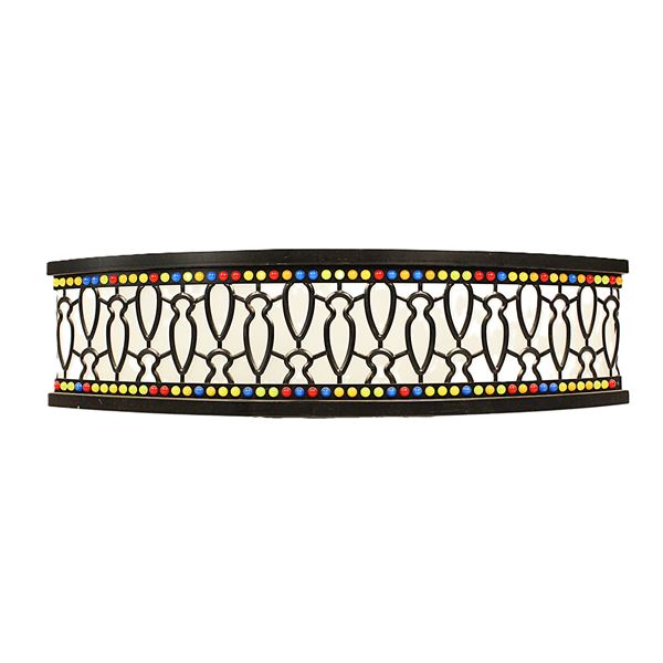 A Caribbean Beach Resort large Curved Light.