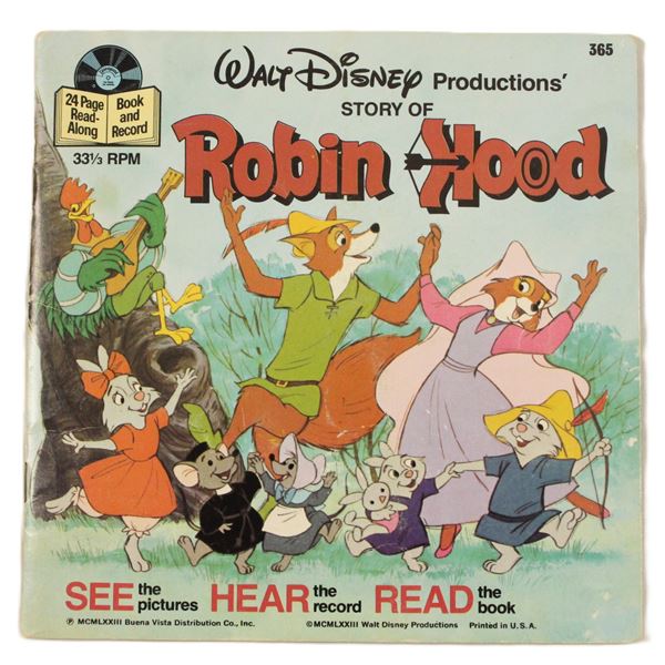A Story of Robin Hood Book and Record.