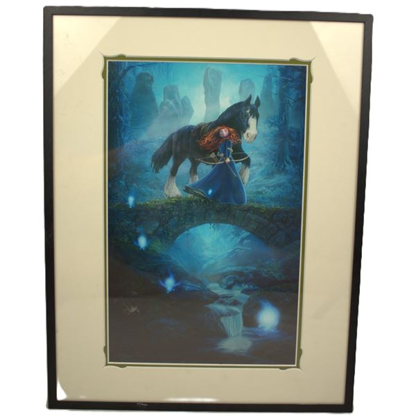 A Framed William Silvers Brave Print.