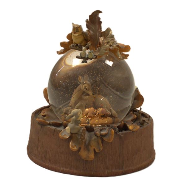 A Very Rare Bambi 50th Anniversary Disney Parks Snow Globe