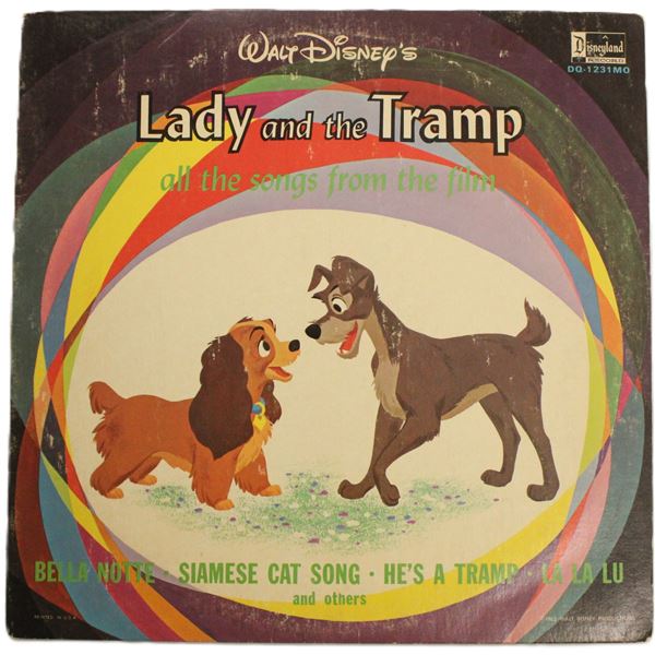 A 1962 Lady and the Tramp Record.