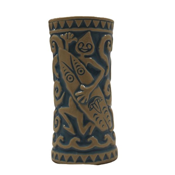 Trader Sam's Enchanted Tiki Bar Tangaroa Surfboard Mug.