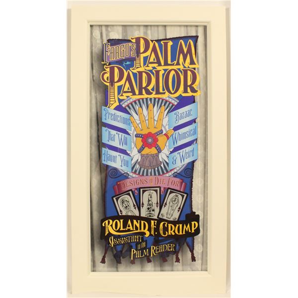 A Replica Roland Fargo "Rolly" Crump Main Street Window.