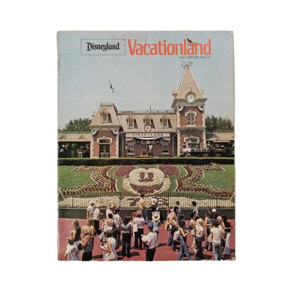 A 1970s Disneyland Vacationland Magazine.
