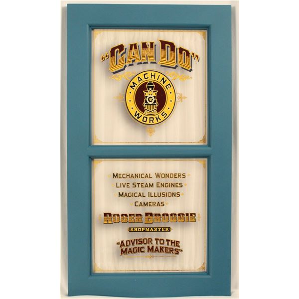 A Replica Roger Broggie Main Street Window.