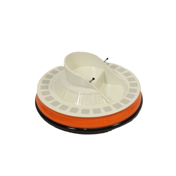 A replica Disneyland Flying Saucers Attraction Vehicle.