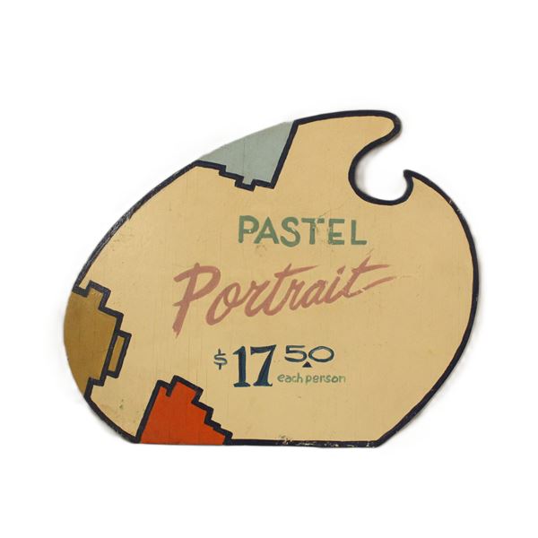 A Park Used Portrait Pricing sign