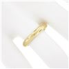 Image 3 : Keepsake Classic 14k Yellow Gold Plain Dome Polished Stack Men Wedding Band Ring