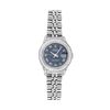 Image 2 : Rolex Ladies Quickset Stainless Steel Blue Roman Dial Diamond Lugs Wristwatch 26