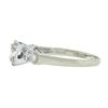 Image 5 : Vintage 14k White Gold 0.35 ctw Round Brilliant Diamond Solitaire Engagement Rin