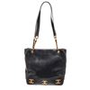 Image 1 : Chanel Navy Caviar Leather Triple CC Shoulder Bag