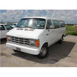 1991 DODGE B-350 VIN#2B5WB35Y9MK449114