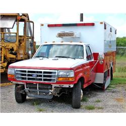 1995 FORD F-350 FIRE TRUCK #1FDKF37F3SEA52498