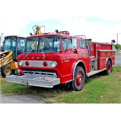 1980 FORD 8000 FIRE ENGINE VIN#D80UVGJ6763