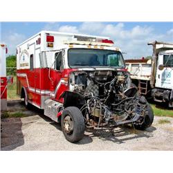 1998 E-ONE T-150/4700 AMBUL VIN#1HTSLAAM6WH521437