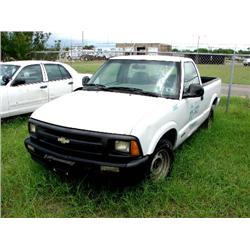 1996 CHEV S-10 VIN#1GCCS1441TK207354