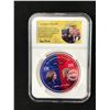 Image 1 : LTD EDITION TRUMP KAMALA ELECTION COIN IN CASE