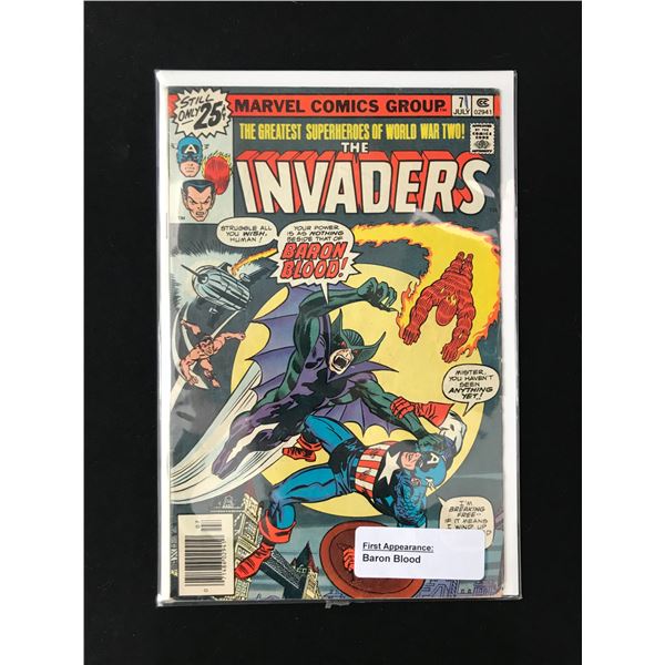 MARV3L COMICS NO.7 THE INVADERS