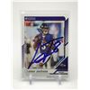 Image 1 : 2024 LAMAR JACKSON SIGNED PANINI DONRUSS CARD NO. 130
