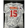 Image 1 : PATRICK MAHOMES II SIGNED KANSAS CITY CHIEFS SALUTE TO SERVICE JERSEY (WORLD AUTOS COA)
