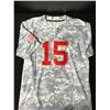 Image 3 : PATRICK MAHOMES II SIGNED KANSAS CITY CHIEFS SALUTE TO SERVICE JERSEY (WORLD AUTOS COA)