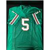 Image 3 : SEAN YOUNG SIGNED "RAY FINKLE" FROM ACE VENTURA MIAMI DOLPHINS JERSEY (WORLD AUTOS COA)
