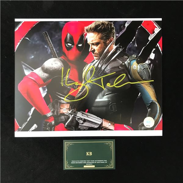 HUGH JACKMAN SIGNED "WOLVERINE" 8X10 PHOTO (KB AUTHENTICS COA)