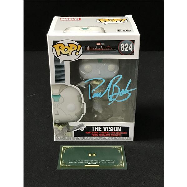 PAUL BETTANY SIGNED "THE VISION" FROM WANDA VISION FUNKO POP! (KB AUTHENTICS COA)