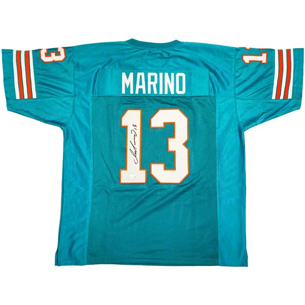 DAN MARINO SIGNED MIAMI DOLPHINS JERSEY (BECKETT COA)