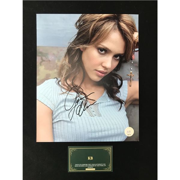 JESSICA ALBA SIGNED 8X10 PHOTO (KB AUTHENTICS COA)