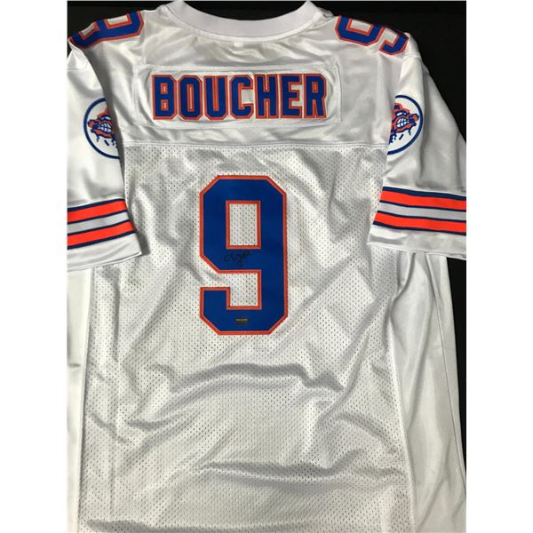 ADAM SANDLER SIGNED WATERBOY BOBBY BOUCHER JERSEY (WORLD AUTOS COA)