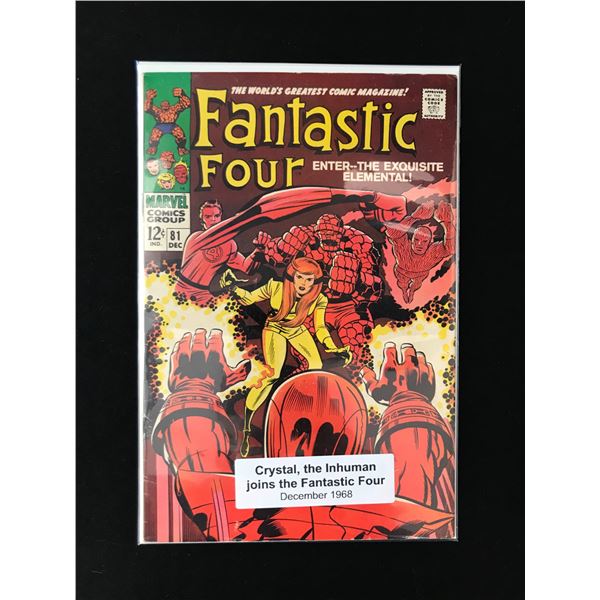 MARVEL COMICS NO.81 FANTASTIC FOUR