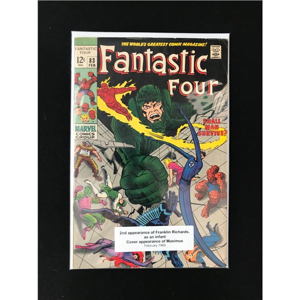 MARVEL COMICS NO.83 FANTASTIC FOUR