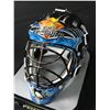 Image 1 : SIDNEY CROSBY, MARC ANDRE FLEURY AND KRIS LETANG SIGNED MINI GOALIE MASK WITH COA