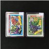 Image 1 : LOT OF 2 HERB TRIMP SIGNED MARVEL CARDS