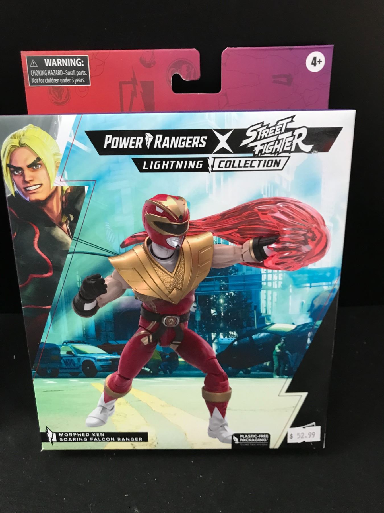 Power Rangers X Street Fighter Lightning Collection Morphed Ken Soaring ...