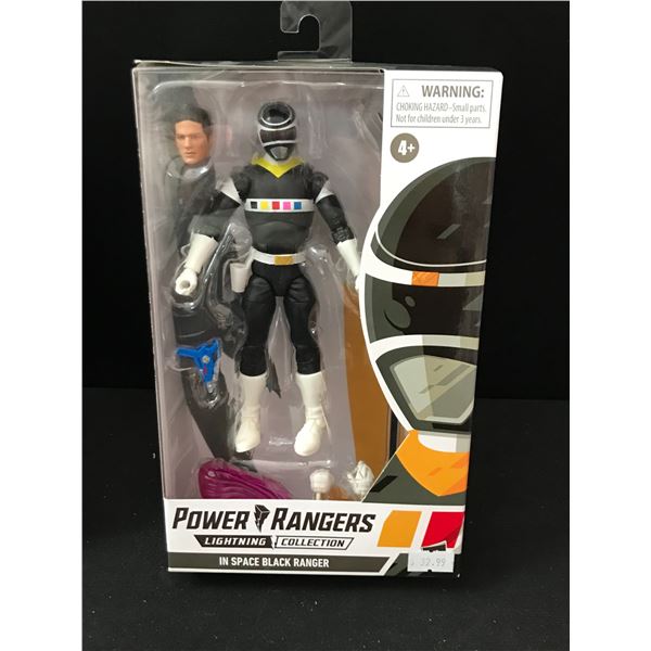 POWER RANGERS LIGHTNING COLLECTION 6' FIGURE IN SPACE BLACK RANGER