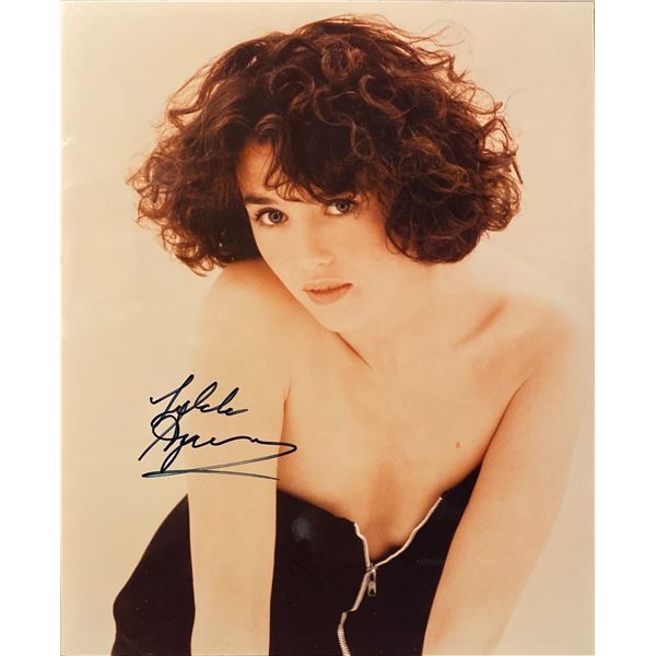 Isabelle Adjani signed photo