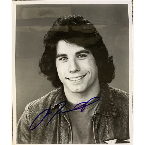 John Travolta Welcome Back Kotter signed photo